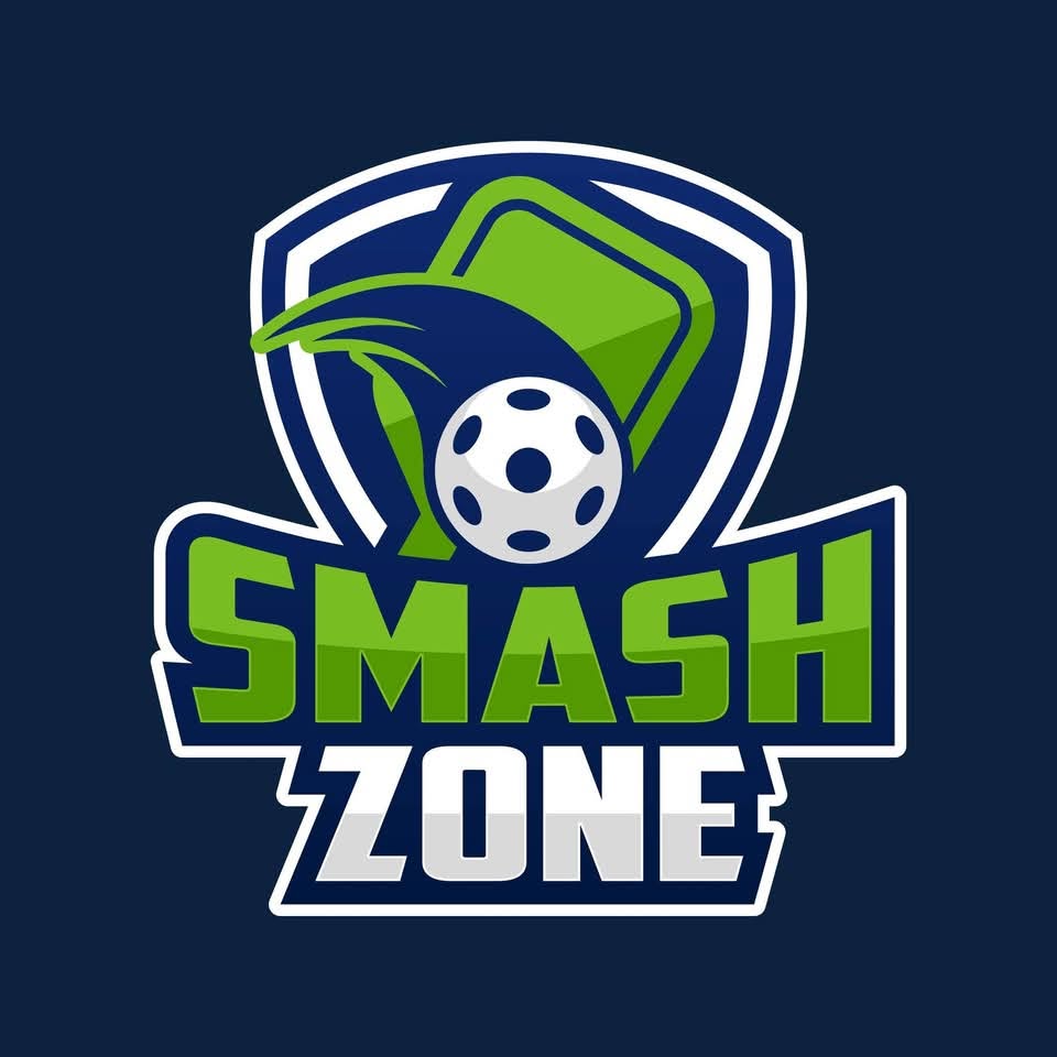 Group of friends playing pickleball at Smash Zone